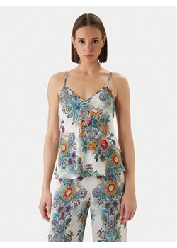 Just Cavalli Bluzka 80PAM201 NS837 Błękitny Relaxed Fit ze sklepu MODIVO w kategorii Bluzki damskie - zdjęcie 189231565