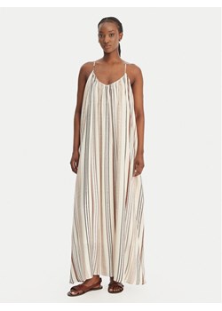 Eleh Sukienka letnia SS260133 Écru Relaxed Fit ze sklepu MODIVO w kategorii Sukienki - zdjęcie 189231588