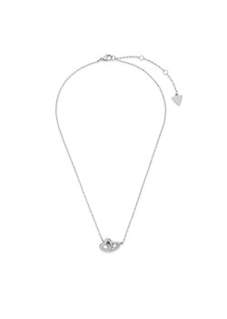 Guess Naszyjnik JUBN06 013JW Srebrny ze sklepu MODIVO w kategorii Naszyjniki - zdjęcie 189231625