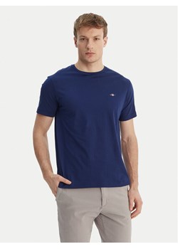 Gant T-Shirt Shield 2003184 Granatowy ze sklepu MODIVO w kategorii T-shirty męskie - zdjęcie 189231635