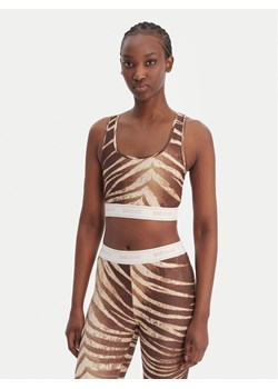Just Cavalli Top 80PAM204 JS558 Beżowy Slim Fit ze sklepu MODIVO w kategorii Bluzki damskie - zdjęcie 189231706
