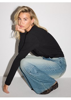 Mohito - Jeansy wide leg - granatowy ze sklepu Mohito w kategorii Jeansy damskie - zdjęcie 189234516