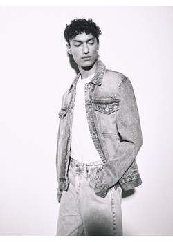 Reserved - Jeansy loose z efektem sprania - niebieski ze sklepu Reserved w kategorii Jeansy męskie - zdjęcie 189234608