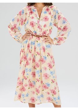 Sinsay - Sukienka koszulowa ze wzorkiem - wielobarwny ze sklepu Sinsay w kategorii Sukienki - zdjęcie 189235645