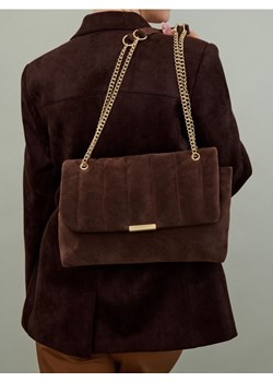 Sinsay - Pikowana torebka hobo - brązowy ze sklepu Sinsay w kategorii Torebki hobo - zdjęcie 189235668