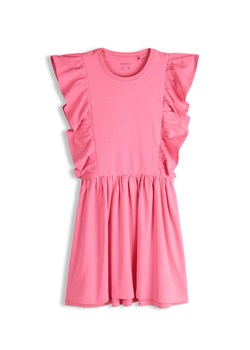 GATE Bawełniana sukienka z falbanami 3Y ze sklepu gateshop w kategorii Sukienki dziewczęce - zdjęcie 189236308