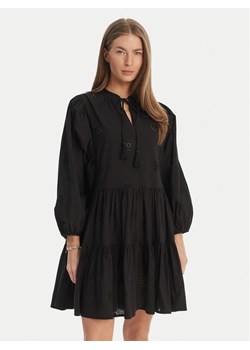 Seafolly Sukienka letnia Embroidery 54155-DR Czarny Regular Fit ze sklepu MODIVO w kategorii Sukienki - zdjęcie 189236567