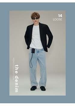 Reserved - Jeansy loose z efektem sprania - niebieski ze sklepu Reserved w kategorii Jeansy męskie - zdjęcie 189237126