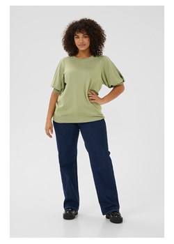 KAFFE curve Sweter w kolorze zielonym ze sklepu Limango Polska w kategorii Swetry damskie - zdjęcie 189237317