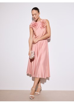 Mohito - Różowa spódnica midi - różowy ze sklepu Mohito w kategorii Spódnice - zdjęcie 189237628
