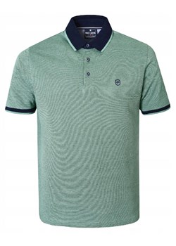 Bawełniana, Męska Koszulka Polo - Pako Jeans - Bladozielony Melanż TSPJNSpoloTERLAmt ze sklepu JegoSzafa.pl w kategorii T-shirty męskie - zdjęcie 189237736