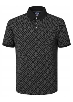 Bawełniana, Męska Koszulka Polo - Pako Jeans - Czarna, Wzór TSPJNSpoloLEGACYcz ze sklepu JegoSzafa.pl w kategorii T-shirty męskie - zdjęcie 189237745