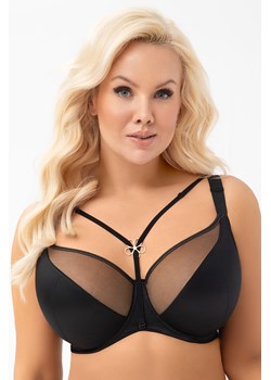 Gorsenia G005 Marisa biustonosz miękki na fiszbinach czarny ze sklepu kontri.pl w kategorii Biustonosze - zdjęcie 189238036