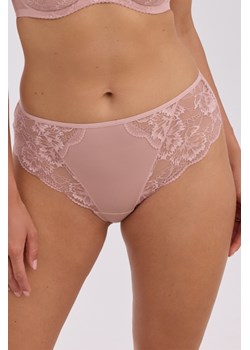 Gaia 1342P Evelyn figi wysokie koronka i mikrofibra różowy ze sklepu kontri.pl w kategorii Majtki damskie - zdjęcie 189238037
