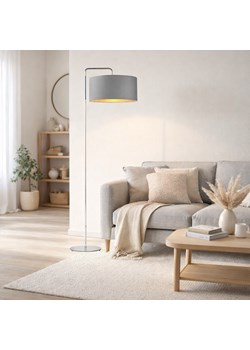 Skandynawska lampa podłogowa do sypialni BOLIVIA GOLD elegancka lampa stojąca ze złotym środkiem ze sklepu Lysne w kategorii Lampy podłogowe - zdjęcie 189238498