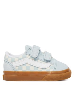 Tenisówki Vans Old Skool V VN000CTGFOA1 Błękitny ze sklepu eobuwie.pl w kategorii Trampki dziecięce - zdjęcie 189238785