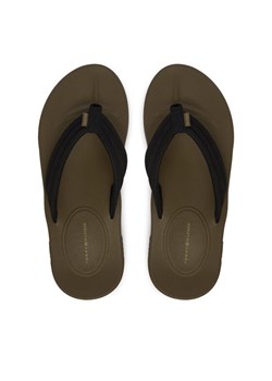 Tommy Hilfiger Japonki Molded Hilfiger Lth Beach Sandal FM0FM05802 Czarny ze sklepu MODIVO w kategorii Klapki męskie - zdjęcie 189239108