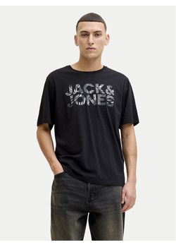 Jack & Jones T-Shirt Ejeff Logo 12288536 Czarny Regular Fit ze sklepu MODIVO w kategorii T-shirty męskie - zdjęcie 189239138