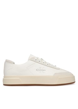 Calvin Klein Sneakersy Basket Cups Lup Wt Lth Su HW0HW02984 Biały ze sklepu MODIVO w kategorii Buty sportowe damskie - zdjęcie 189239149