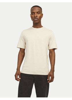 Jack & Jones T-Shirt Oragnic Basic 12156101 Beżowy Regular Fit ze sklepu MODIVO w kategorii T-shirty męskie - zdjęcie 189239188