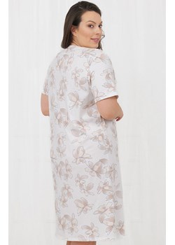 Bawełniana koszula nocna z krótkim rękawem Empiria, Kolor kremowo-beżowy, Rozmiar M, Italian Fashion ze sklepu Primodo w kategorii Koszule nocne - zdjęcie 189239686