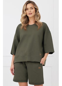 Krótkie spodenki damskie khaki Kaori, Kolor khaki, Rozmiar S, Italian Fashion ze sklepu Primodo w kategorii Szorty - zdjęcie 189239739