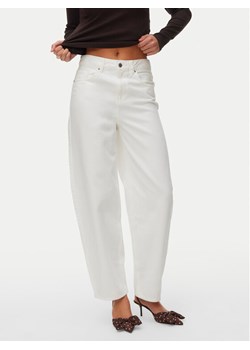 Vero Moda Jeansy Billie 10341028 Biały Barrel Fit ze sklepu MODIVO w kategorii Jeansy damskie - zdjęcie 189239896