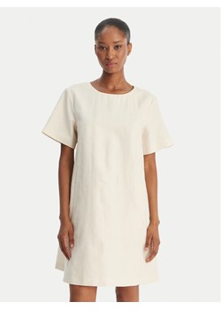 Weekend Max Mara Sukienka codzienna Daloa 2615221112 Écru Relaxed Fit ze sklepu MODIVO w kategorii Sukienki - zdjęcie 189240016