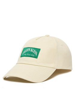 Calvin Klein Czapka z daszkiem Heritage Crest Patch Cap LV04D5103G Beżowy ze sklepu MODIVO w kategorii Czapki z daszkiem męskie - zdjęcie 189240017