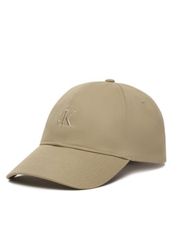 Calvin Klein Czapka z daszkiem Monogram Embroidery Baseball Cap LV04G5002G Beżowy ze sklepu MODIVO w kategorii Czapki z daszkiem męskie - zdjęcie 189240026