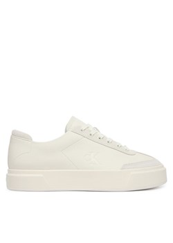 Calvin Klein Sneakersy Basket Cupsole Lup Wt Lth HM0HM02133 Biały ze sklepu MODIVO w kategorii Buty sportowe męskie - zdjęcie 189240096