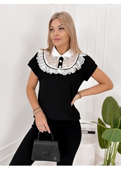 bluzka hampton czarna one size ze sklepu UBRA w kategorii Bluzki damskie - zdjęcie 189241236