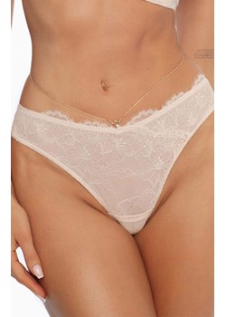 Esotiq koronkowe figi z łańcuszkiem Netsi 41457-08X, Kolor beżowy, Rozmiar S, Esotiq ze sklepu Intymna w kategorii Majtki damskie - zdjęcie 189241378