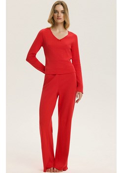 Esotiq bawełniana piżama damska Bloovii Intimacy 44671-33X, Kolor czerwony, Rozmiar S, BLOOVII ze sklepu Intymna w kategorii Piżamy damskie - zdjęcie 189241418