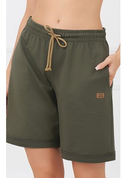 Krótkie spodenki damskie khaki Kaori, Kolor khaki, Rozmiar S, Italian Fashion ze sklepu Intymna w kategorii Szorty - zdjęcie 189241617