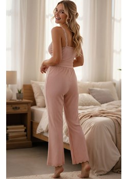 Piżama damska z długą nogawką różowa NOCTIVIE, Kolor różowy, Rozmiar S, Passion ze sklepu Intymna w kategorii Piżamy damskie - zdjęcie 189241727