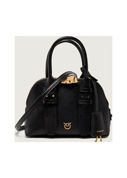 Pinko Skórzany kuferek BOWLING BAG ZIP MINI ze sklepu Gomez Fashion Store w kategorii Kuferki - zdjęcie 189242776