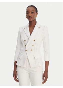 Elisabetta Franchi Marynarka GI-218-61E2-V780 Biały Regular Fit ze sklepu MODIVO w kategorii Marynarki damskie - zdjęcie 189244058