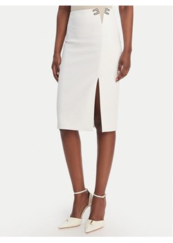 Elisabetta Franchi Spódnica ołówkowa GO-147-61E2-V320 Biały Regular Fit ze sklepu MODIVO w kategorii Spódnice - zdjęcie 189244059
