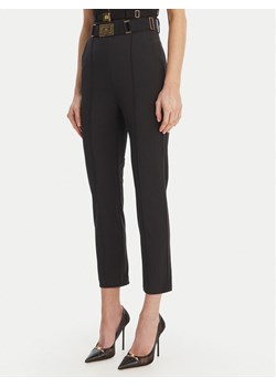 Elisabetta Franchi Spodnie materiałowe PA-132-61E2-V350 Czarny Regular Fit ze sklepu MODIVO w kategorii Spodnie damskie - zdjęcie 189244069