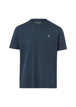 Marc O'Polo T-shirt męski Mężczyźni Bawełna granatowy jednolity ze sklepu vangraaf w kategorii T-shirty męskie - zdjęcie 189244248