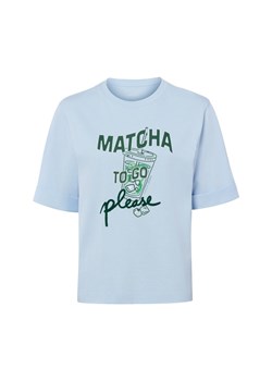 Marc Cain Koszulka damska Kobiety Bawełna jasnoniebieski nadruk ze sklepu vangraaf w kategorii Bluzki damskie - zdjęcie 189244259