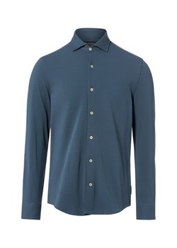 Marc O'Polo Męska koszula casual Mężczyźni Modern Fit Bawełna (100%) niebieski jednolity ze sklepu vangraaf w kategorii Koszule męskie - zdjęcie 189244266