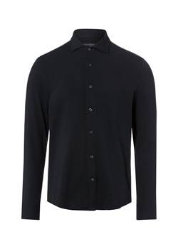 Marc O'Polo Męska koszula casual Mężczyźni Modern Fit Bawełna (100%) granatowy jednolity ze sklepu vangraaf w kategorii Koszule męskie - zdjęcie 189244267