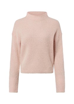 Opus Damski sweter z dzianiny z wełną i moherem - Priefe Kobiety brudny róż wypukły wzór tkaniny ze sklepu vangraaf w kategorii Swetry damskie - zdjęcie 189244285