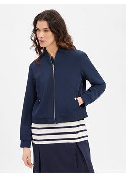 JOOP! Krótki blezer damski - Junipa Kobiety granatowy jednolity ze sklepu vangraaf w kategorii Kurtki damskie - zdjęcie 189244319