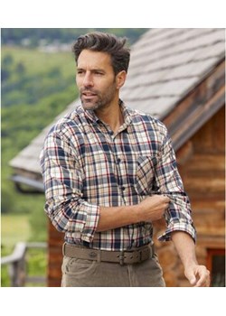 Klasyczna, flanelowa koszula w kratę ze sklepu Atlas For Men w kategorii Koszule męskie - zdjęcie 189244427