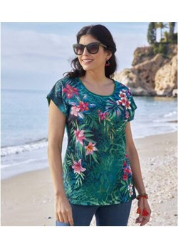 Bluzka z tropikalnym nadrukiem ze sklepu Atlas For Men w kategorii Bluzki damskie - zdjęcie 189244445