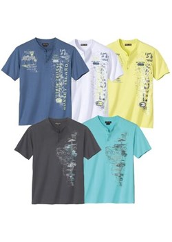Zestaw 5 koszulek  Oceanic ze sklepu Atlas For Men w kategorii T-shirty męskie - zdjęcie 189244476