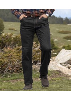 Czarne jeansy ze stretchem ze sklepu Atlas For Men w kategorii Jeansy męskie - zdjęcie 189244488